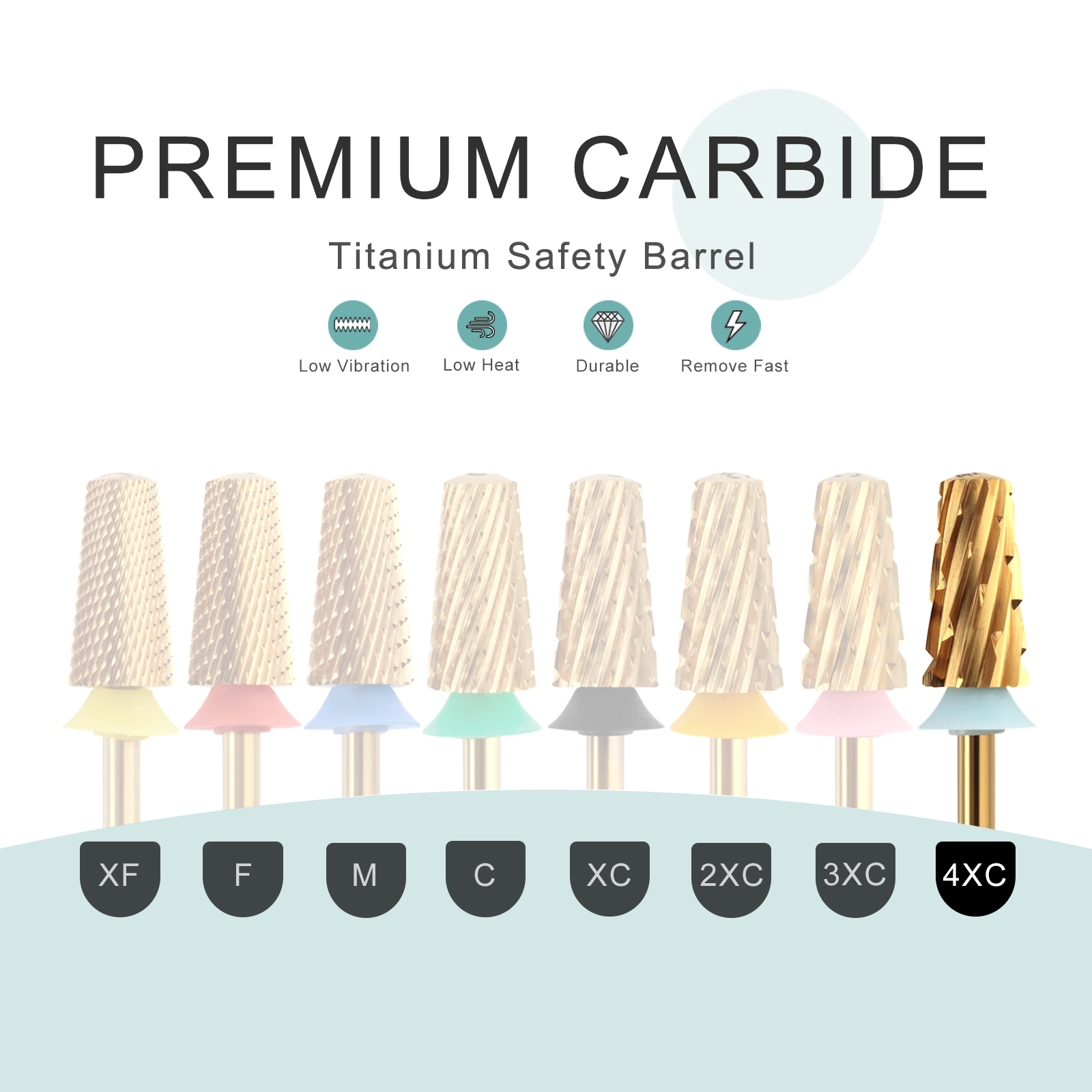 HYTOOS 4XC Tytanowe wiertła do – Nail File Titanium recenzja i cena