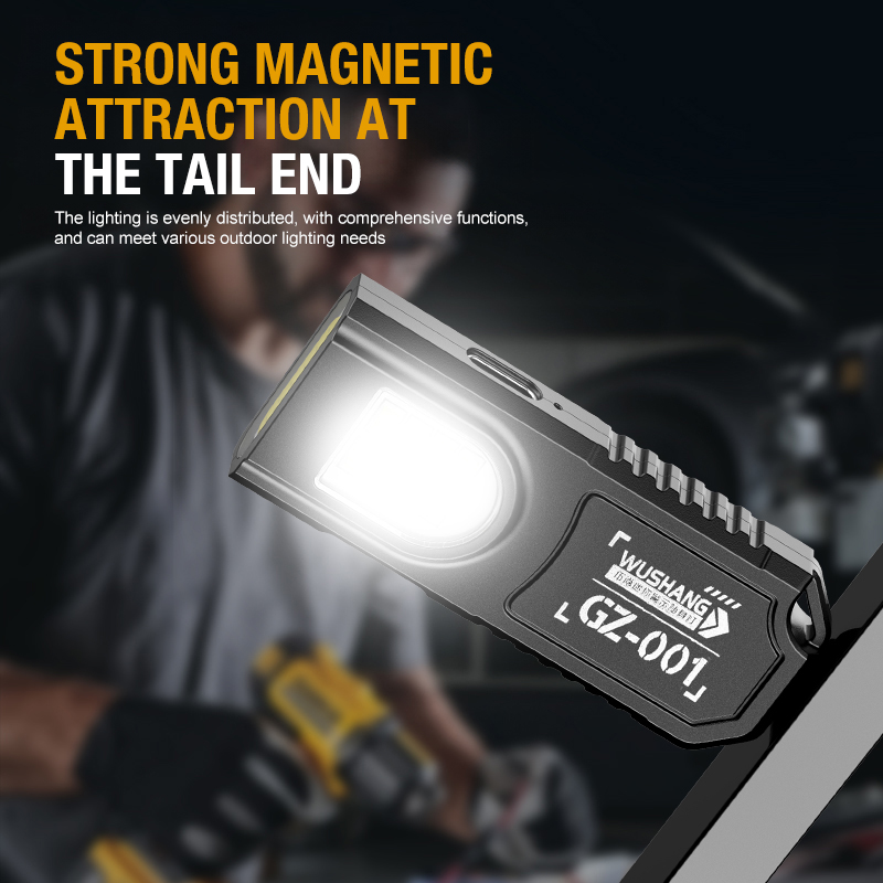 Przenośna latarka LED COB na b – Keychain Flashlight recenzja i cena