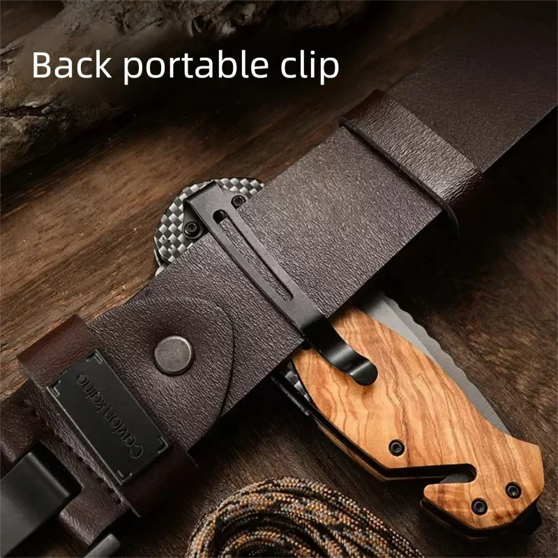 Składany nóż ze wzorem damasce – Edc Carry Pocket Knife recenzja i cena