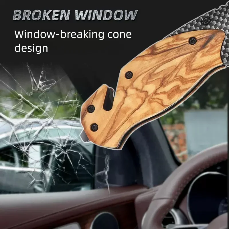 Składany nóż ze wzorem damasce – Edc Carry Pocket Knife recenzja i cena