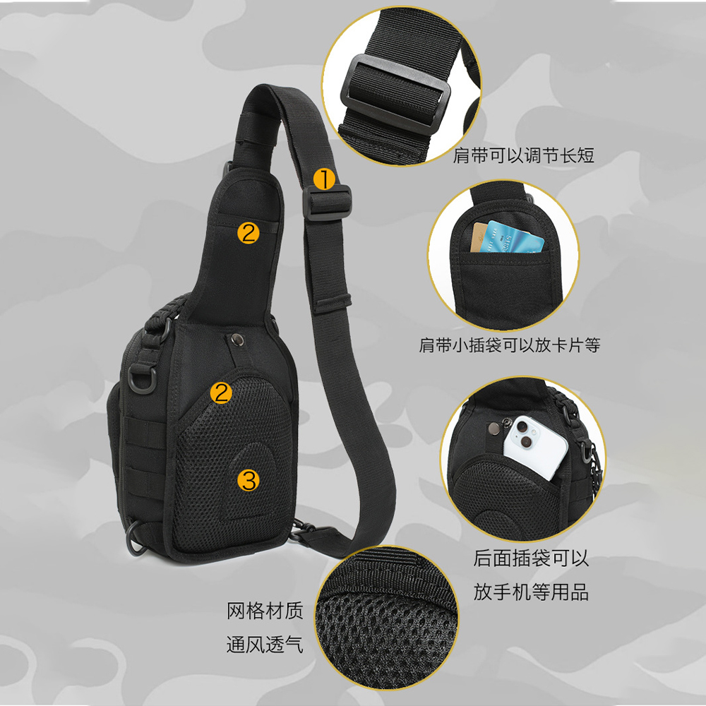 Torba taktyczna na ramię, wiel – Edc Concealed Carry Sling Bag recenzja i cena