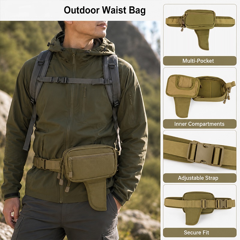 Wielofunkcyjna Torba na Pas Ny – Edc Carry Fanny Pack recenzja i cena
