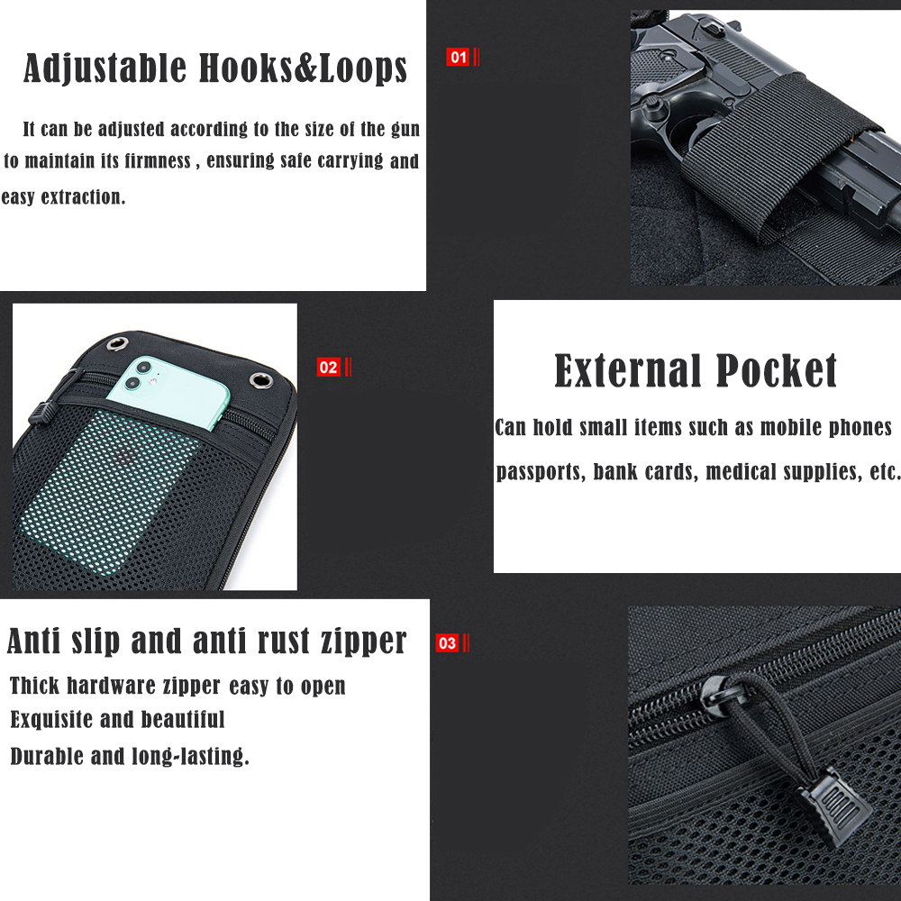 Kabura taktyczna Molle do nosz – Edc Carry Fanny Pack recenzja i cena
