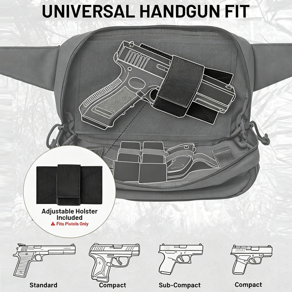 Taktyczna torba na pistolet do – Edc Concealed Carry Sling Bag recenzja i cena