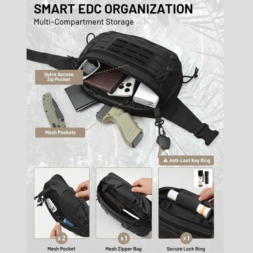 Taktyczna torba na pistolet do – Edc Concealed Carry Sling Bag recenzja i cena