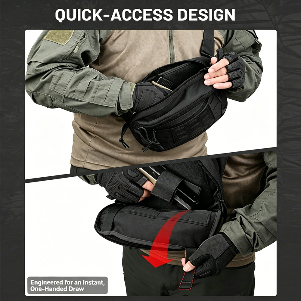 Taktyczna torba na pistolet do – Edc Concealed Carry Sling Bag recenzja i cena