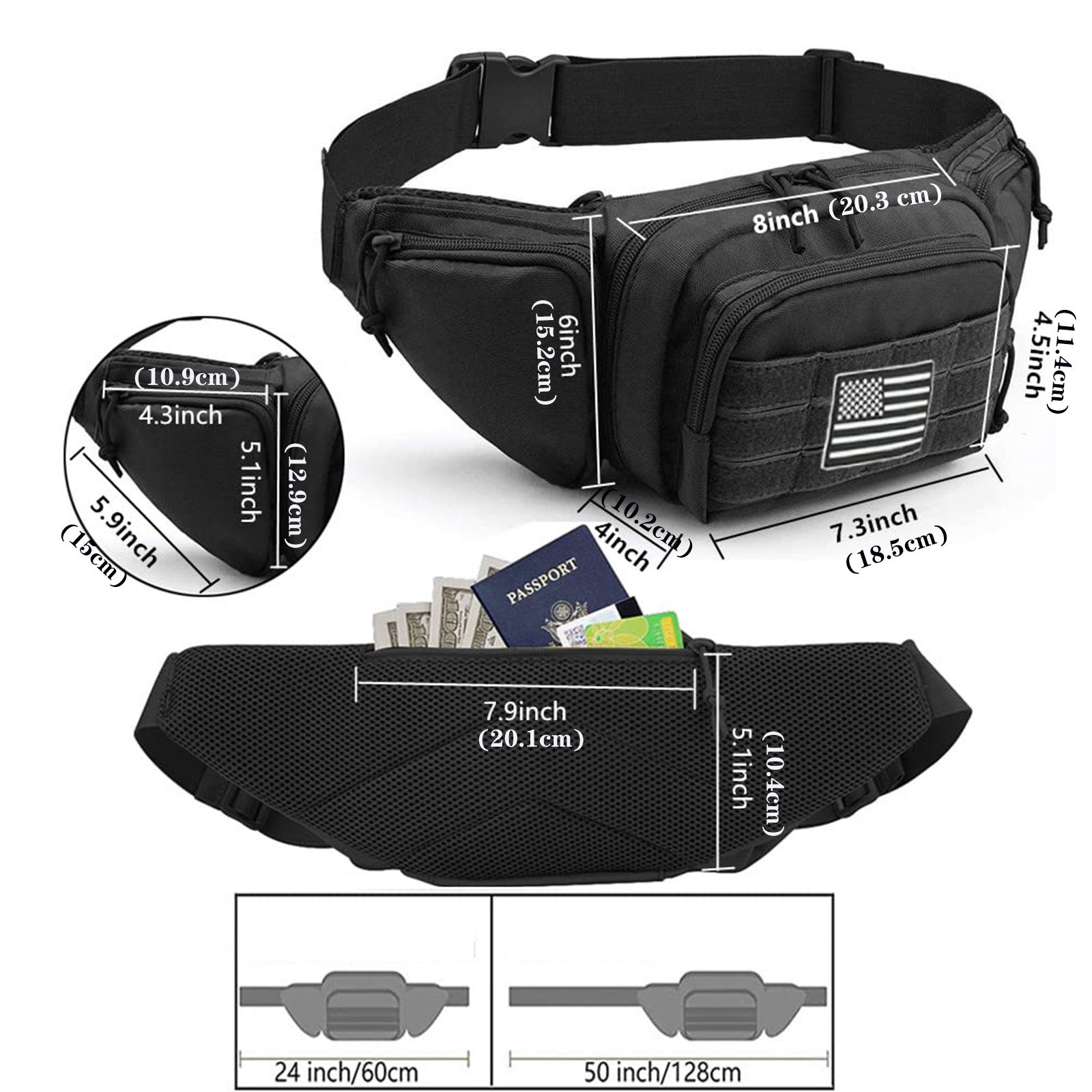 Taktyczny piterek kabura na br – Edc Carry Fanny Pack recenzja i cena