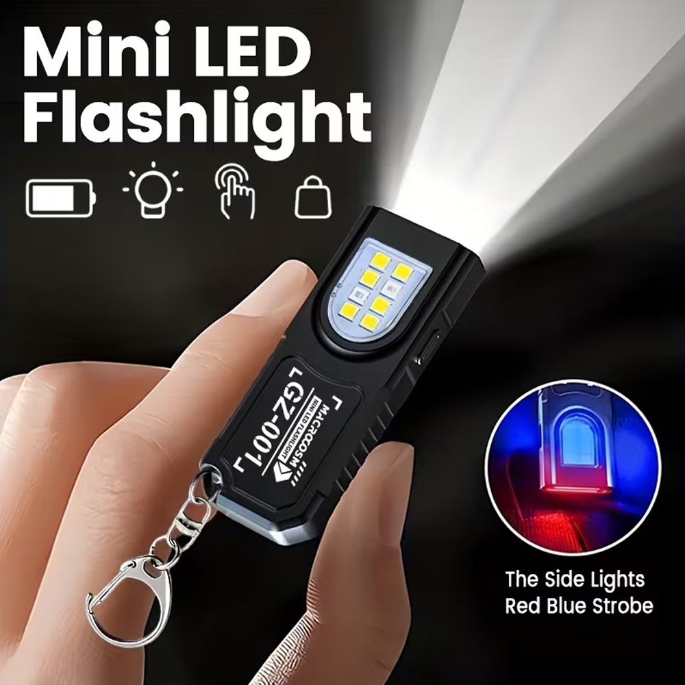 Mini latarka LED COB na breloc – Keychain Flashlight recenzja i cena